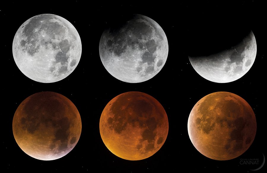 Eclipse totale de Lune: le pouvoir de matérialisation